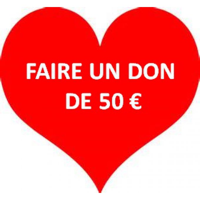Faire un don de 50 Euros