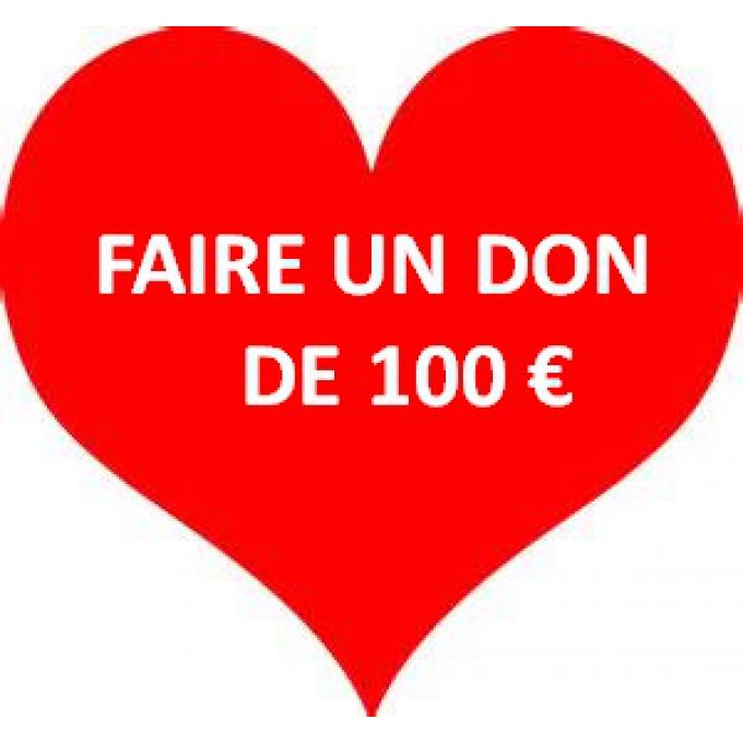 Faire un don de 100 Euros