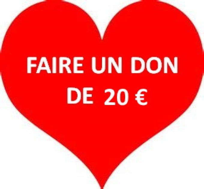 Faire un don de 20 Euros