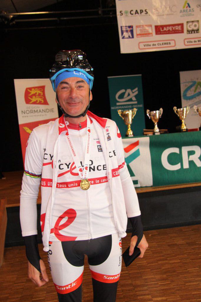 Laurent Valle fidèle au RDV de la CYCLOCANCER