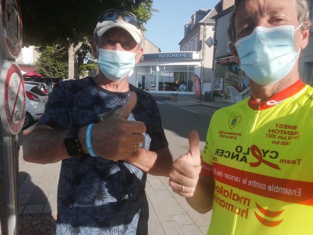 Merci au club cyclotourisme de Boussac de soutenir la teamcyclocancer
